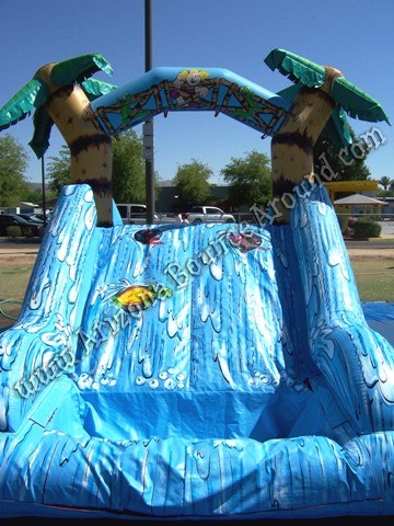 Dual lane water slide rental for small kids Thornton Colorado